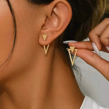 Load image into Gallery viewer, Chic Minimalist Triangle Design Earrings