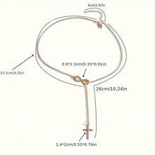 Load image into Gallery viewer, Chic Vintage-Inspired Infinity Cross Pendant Necklace