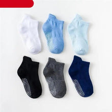 Load image into Gallery viewer, Children Cotton 6 Pairs/Set Anti-slip Socks For Boys Girl Rubber Kid Floor Sock With Grips For 0 To 6 Years Kids