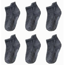 Load image into Gallery viewer, Children Cotton 6 Pairs/Set Anti-slip Socks For Boys Girl Rubber Kid Floor Sock With Grips For 0 To 6 Years Kids