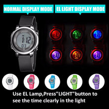 Load image into Gallery viewer, Children Digital LED Fashion Sport Watch Cute Wrist Watch Waterproof Kids Watch Sport Multi Function 50M Waterproof LED Alarm Stopwatch Digital Child Wristwatch For Boy Girl