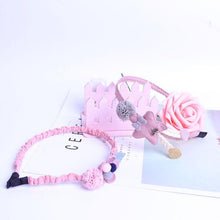 Load image into Gallery viewer, Children's Headdress Hair Hoop Hand-Woven Flower Headband Korean Exquisite Little Princess Head Flower Pupil Hair Gorgeous Hair Accessories For Women