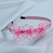 Load image into Gallery viewer, Children's Headdress Hair Hoop Hand-Woven Flower Headband Korean Exquisite Little Princess Head Flower Pupil Hair Gorgeous Hair Accessories For Women
