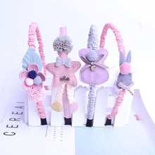 Load image into Gallery viewer, Children's Headdress Hair Hoop Hand-Woven Flower Headband Korean Exquisite Little Princess Head Flower Pupil Hair Gorgeous Hair Accessories For Women