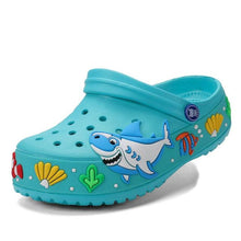 将图片加载到图库查看器,Children Summer Cartoon Sandals Quick-Dry Beach Kids Clogs Slippers Light-Weight Wear-Resistant Boy Girl Shoes Comfort Clogs Kids Slip On Garden Shoes Boys Lightweight Outdoor Beach Pool Slide Sandals
