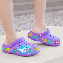 将图片加载到图库查看器,Children Summer Cartoon Sandals Quick-Dry Beach Kids Clogs Slippers Light-Weight Wear-Resistant Boy Girl Shoes Comfort Clogs Kids Slip On Garden Shoes Boys Lightweight Outdoor Beach Pool Slide Sandals