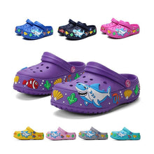 将图片加载到图库查看器,Children Summer Cartoon Sandals Quick-Dry Beach Kids Clogs Slippers Light-Weight Wear-Resistant Boy Girl Shoes Comfort Clogs Kids Slip On Garden Shoes Boys Lightweight Outdoor Beach Pool Slide Sandals