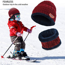 Load image into Gallery viewer, Children's Winter Hat and Scarf Set