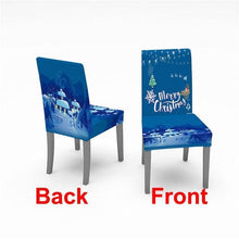 将图片加载到图库查看器,Christmas Chair Cover Stretch Spandex Digital Printed Silla Kitchen Dining Chair Covers Home Party Xmas Decor Stretch Chair Cover for Dining Room Chair Protector Seat Cover Stretch Slipcover Christmas Bell Furniture For Living Room Ceremony Hotel