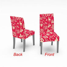 将图片加载到图库查看器,Christmas Chair Cover Stretch Spandex Digital Printed Silla Kitchen Dining Chair Covers Home Party Xmas Decor Stretch Chair Cover for Dining Room Chair Protector Seat Cover Stretch Slipcover Christmas Bell Furniture For Living Room Ceremony Hotel