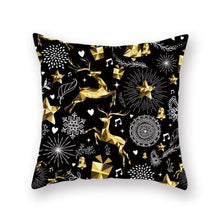 将图片加载到图库查看器,Christmas Decorations Snowflake Santa Claus Merry Christmas Cover Cushion Pillowcase Xmas Holiday Couch Pillows Rustic Christmas Decorations Winter Pillowcase for Living Room Home Happy New Year