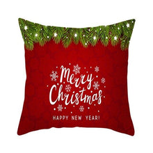 将图片加载到图库查看器,Christmas Decorations Snowflake Santa Claus Merry Christmas Cover Cushion Pillowcase Xmas Holiday Couch Pillows Rustic Christmas Decorations Winter Pillowcase for Living Room Home Happy New Year