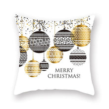 将图片加载到图库查看器,Christmas Decorations Snowflake Santa Claus Merry Christmas Cover Cushion Pillowcase Xmas Holiday Couch Pillows Rustic Christmas Decorations Winter Pillowcase for Living Room Home Happy New Year