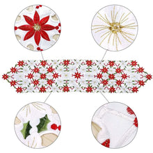 Load image into Gallery viewer, Christmas Embroidered Table Runners