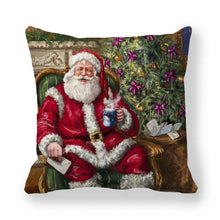 Load image into Gallery viewer, Christmas Ornaments Merry Christmas Decorations Throw Pillow Covers Santa Claus Snowman Merry Christmas Decorative Pillow Cases Home Decor Navidad Home Decor Cushion Cover Happy New Year 2022 45x45CM