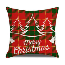 Load image into Gallery viewer, Christmas Pillow Covers Xmas Decorative Christmas Pillow Covers Christmas Decor Pillow Cases Retro Beautiful Cushion Cover Throw Pillowcase Winter Holiday Cushion Case For Home Decor 45x45CM