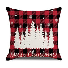 Load image into Gallery viewer, Christmas Pillow Covers Xmas Decorative Christmas Pillow Covers Christmas Decor Pillow Cases Retro Beautiful Cushion Cover Throw Pillowcase Winter Holiday Cushion Case For Home Decor 45x45CM
