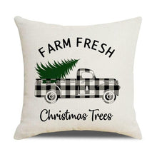 Load image into Gallery viewer, Christmas Pillow Covers Xmas Decorative Christmas Pillow Covers Christmas Decor Pillow Cases Retro Beautiful Cushion Cover Throw Pillowcase Winter Holiday Cushion Case For Home Decor 45x45CM