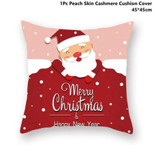 Load image into Gallery viewer, Christmas Pillowcase Santa Cluas Pillow Covers Xmas Holiday Couch Pillows Rustic Christmas Decorations Winter Pillowcase For Home Living Room Xmas Ornaments Navidad Gifts
