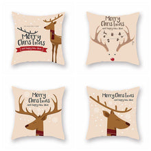 Load image into Gallery viewer, Christmas Pillowcase Santa Cluas Pillow Covers Xmas Holiday Couch Pillows Rustic Christmas Decorations Winter Pillowcase For Home Living Room Xmas Ornaments Navidad Gifts