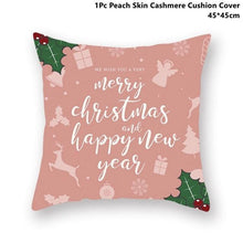Load image into Gallery viewer, Christmas Pillowcase Santa Cluas Pillow Covers Xmas Holiday Couch Pillows Rustic Christmas Decorations Winter Pillowcase For Home Living Room Xmas Ornaments Navidad Gifts