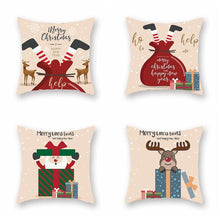 Load image into Gallery viewer, Christmas Pillowcase Santa Cluas Pillow Covers Xmas Holiday Couch Pillows Rustic Christmas Decorations Winter Pillowcase For Home Living Room Xmas Ornaments Navidad Gifts