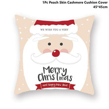 Load image into Gallery viewer, Christmas Pillowcase Santa Cluas Pillow Covers Xmas Holiday Couch Pillows Rustic Christmas Decorations Winter Pillowcase For Home Living Room Xmas Ornaments Navidad Gifts