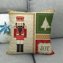 Load image into Gallery viewer, Christmas Pillowcase Sofa Cushion Cover Christmas Pillow Covers Merry Christmas Series Santa Claus Snowman With Xmas Gift Decorations Throw Pillow Linen Pillow Case 45x45CM
