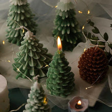 将图片加载到图库查看器,Christmas Pine Cones Candles Pine Cone Candles For Christmas Tree Shape Candle Scented Christmas Candle Christmas Decoration Candle Elk Christmas Tree Scented Candle Home Creative Gifts