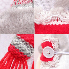 Load image into Gallery viewer, Christmas Plaid Curtain Buckle Santa Snowman Curtain Tiebacks Tie Rope Christmas Decor Curtain Buckle Bandage Curtain Tieback Santa Curtain Buckle Tieback Curtain Holder Fastener Doll Wine Bottle Topper For Home Window Decorations Christmas Ornaments
