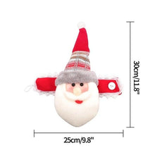 Load image into Gallery viewer, Christmas Plaid Curtain Buckle Santa Snowman Curtain Tiebacks Tie Rope Christmas Decor Curtain Buckle Santa Claus Holdback Decor Snowman Drapes Holder For Home Window Xmas Ornaments Gift