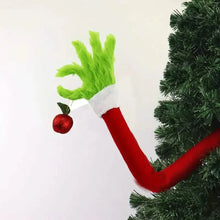 Load image into Gallery viewer, Christmas Poseable Bendable Grinch Furry Elf Decorations