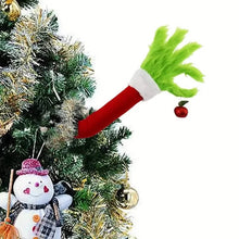 Load image into Gallery viewer, Christmas Poseable Bendable Grinch Furry Elf Decorations