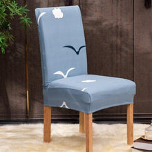 Load image into Gallery viewer, Christmas Printing Dining Chair Covers Modern Removable Anti-dirty Kitchen Seat Case Stretch Chair Slipcovers for Home Banquet Dining Room Chair Protector Seat Protector Slipcovers Stretch Removable Washable Printed Dining Chair Seat Covers for Kitchen