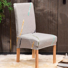 Load image into Gallery viewer, Christmas Printing Dining Chair Covers Modern Removable Anti-dirty Kitchen Seat Case Stretch Chair Slipcovers for Home Banquet Dining Room Chair Protector Seat Protector Slipcovers Stretch Removable Washable Printed Dining Chair Seat Covers for Kitchen