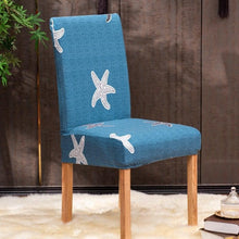 Load image into Gallery viewer, Christmas Printing Dining Chair Covers Modern Removable Anti-dirty Kitchen Seat Case Stretch Chair Slipcovers for Home Banquet Dining Room Chair Protector Seat Protector Slipcovers Stretch Removable Washable Printed Dining Chair Seat Covers for Kitchen