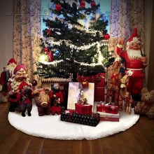 Load image into Gallery viewer, Christmas Tree Skirt Plush Lovely Decorations