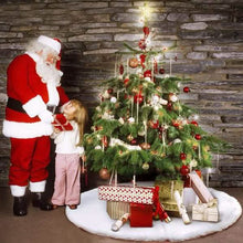 Load image into Gallery viewer, Christmas Tree Skirt Plush Lovely Decorations