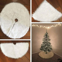 Load image into Gallery viewer, Christmas Tree Skirt Plush Lovely Decorations