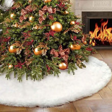 Load image into Gallery viewer, Christmas Tree Skirt Plush Lovely Decorations