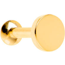 将图片加载到图库查看器,1/4 Gold IP 4mm Circle Internal Thread Daith Cartilage Tragus