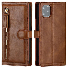 Load image into Gallery viewer, Classic Business Retro PU Flip Leather Case For Iphone 14 13 12 11 Pro Max Iphone 13 Mini X Xr Xs Card Holder Case Leather Case Magnetic Closure Magnetic Pocket Closure