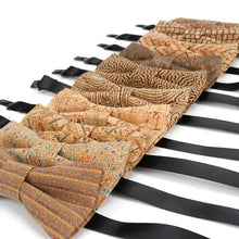 Load image into Gallery viewer, Classic Children Striped Elegant New Bow Tie Cute Kids Design Boys Brown Color Printed Bowties