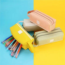 Load image into Gallery viewer, Classic Colorful Large Capacity Pencil Cases For Students Cool Design Double Zipper Pencil Pouch Pen Bag For School
