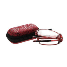 Load image into Gallery viewer, Classic Fashionable Folding Reading Glasses With Case For Men Women Telescopic Rotation Eyeglasses Includes Glasses Case Blue Light Blocking Reading Glasses Folding Reading Glasses, Small Folding Readers for Men Women