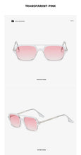 Load image into Gallery viewer, Classic Fashionable Retro Shape Double Bridges Style Women Sunglasses Polarized Square Sunglasses for Women Men Classic Pink Gradient Eyewear Trending Sunglasses