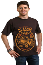 Load image into Gallery viewer, Classic Garage Men's Bamboo Viscose/Organic Cotton Short Sleeve Graphic T-Shirt
