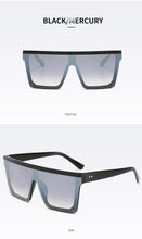 Load image into Gallery viewer, Classic Male Big Black Sunglasses For Men & Women New Fashionable Design New Mirror Pink Square Oversize Square Sunglasses for Women Men