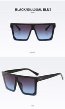 Load image into Gallery viewer, Classic Male Big Black Sunglasses For Men & Women New Fashionable Design New Mirror Pink Square Oversize Square Sunglasses for Women Men