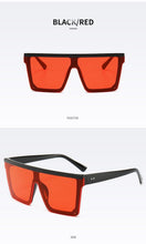 Load image into Gallery viewer, Classic Male Big Black Sunglasses For Men & Women New Fashionable Design New Mirror Pink Square Oversize Square Sunglasses for Women Men